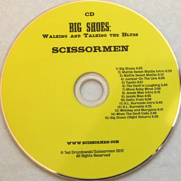 Scissormen  - Big Shoes: Walking And Talking The Blues (CD) - Image 4