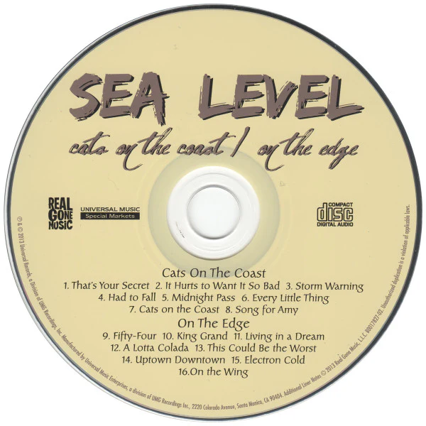 Sea Level - Cats On The Coast / On The Edge (CD) - Image 4