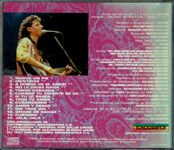 Sergio Pérez  - Sergio En Uno - Grandes Exitos De Sergio Perez (CD) - Image 4