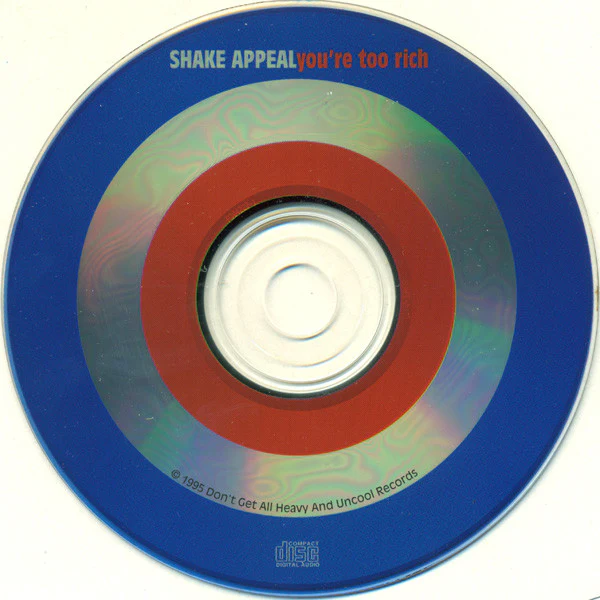 Shake Appeal - You're Too Rich (CD) - Image 2