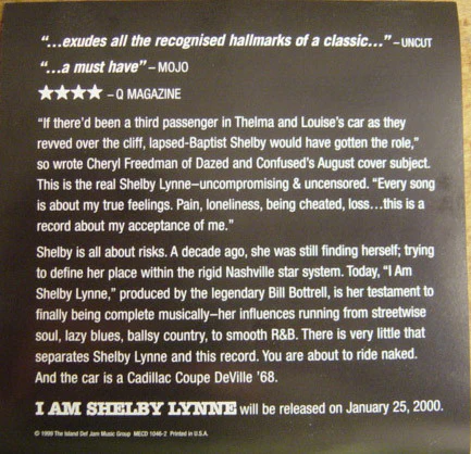 Shelby Lynne - I Am Shelby Lynne (CD) - Image 4