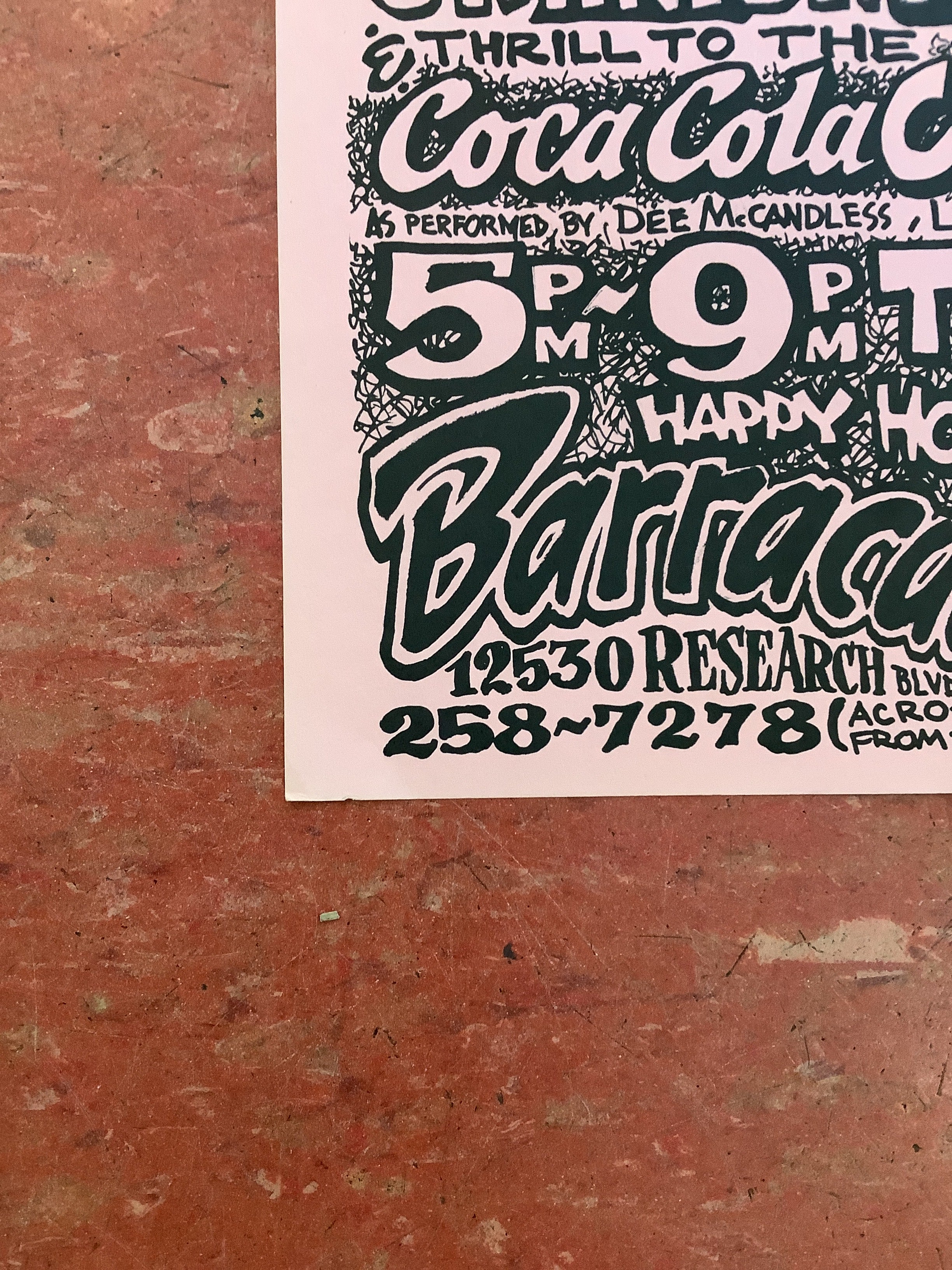 Singles Night for Max at Barracuda's - 1987 (Poster) - Image 5