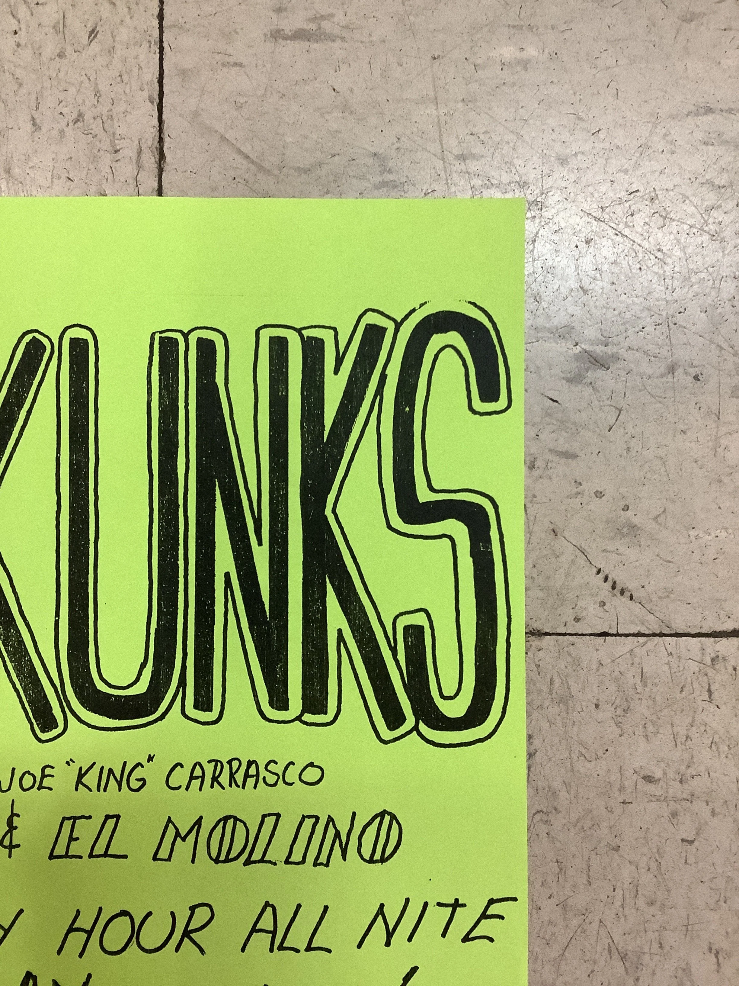 Skunks, Joe "King" Carrasco, and El Molino at Raul's (Poster) - Image 3