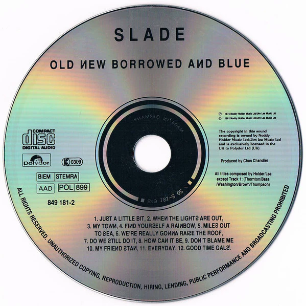 Slade - Old New Borrowed And Blue (CD) - Image 4