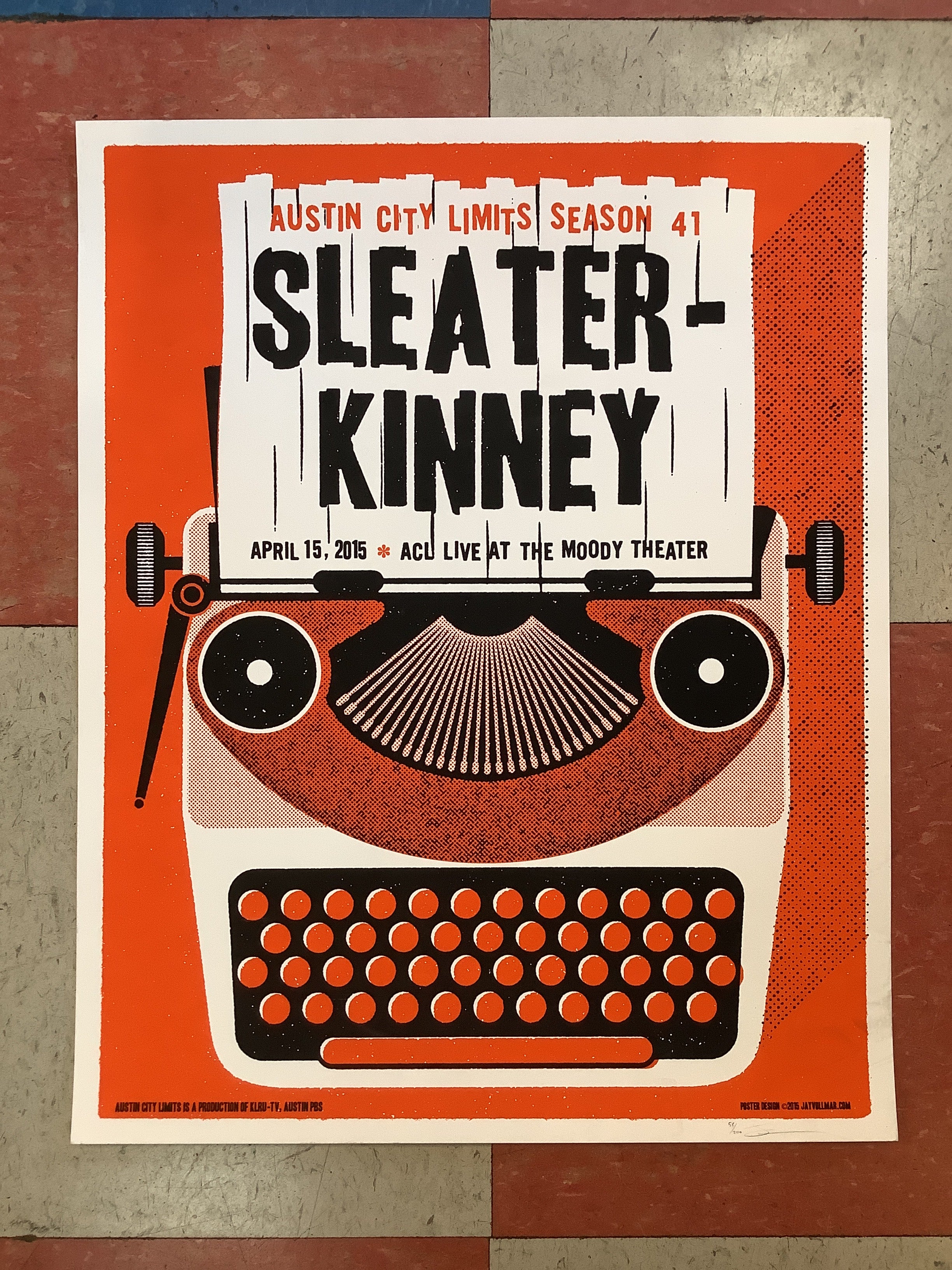 Sleater-Kinney at Austin City Limits - 2015 (Poster)