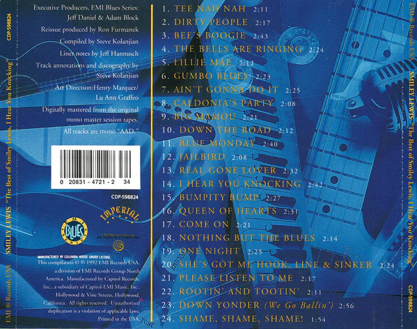 Smiley Lewis - The Best Of Smiley Lewis - I Hear You Knocking (CD) - Image 2