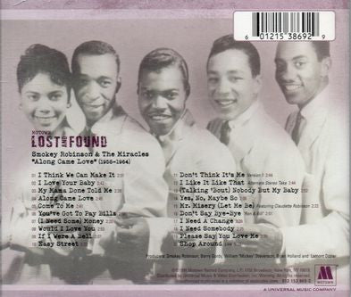 The Miracles - Along Came Love (1958-1964) (CD) - Image 4