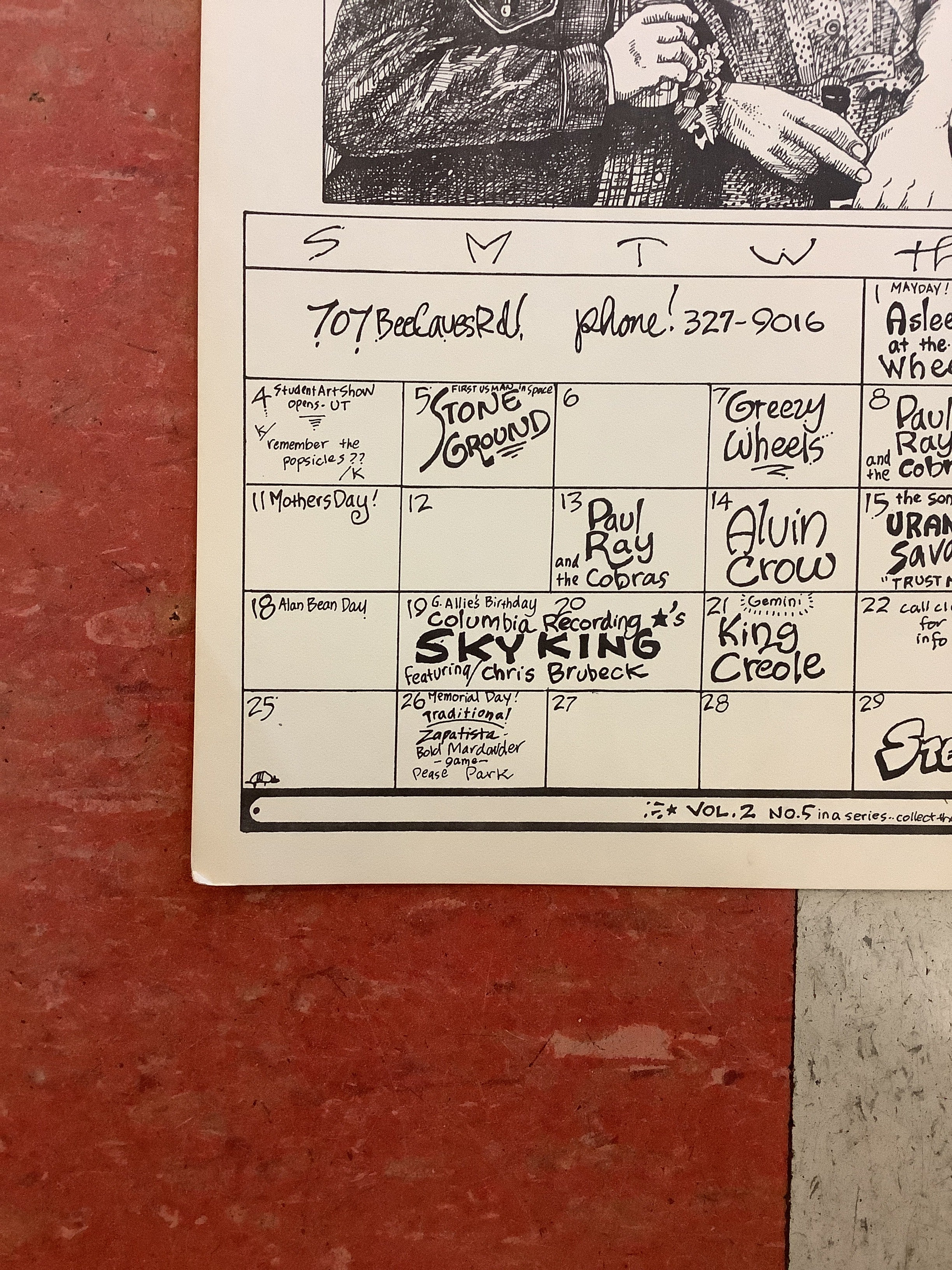 Soap Creek Saloon May Calendar - 1975 (Poster) - Image 5