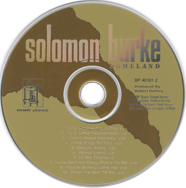 Solomon Burke - Homeland (CD) - Image 3