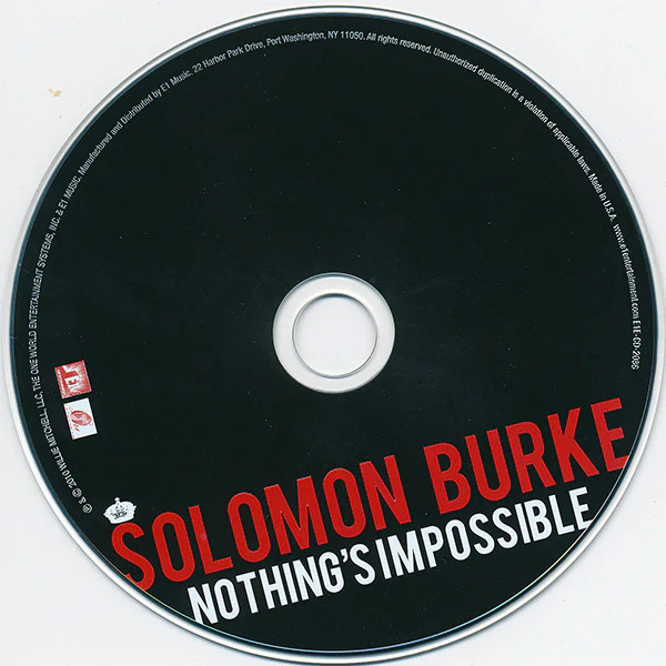 Solomon Burke - Nothing's Impossible (CD) - Image 4