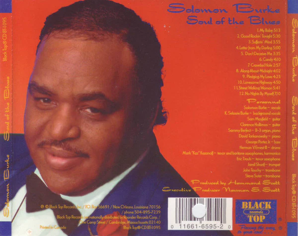 Solomon Burke - Soul Of The Blues (CD) - Image 2