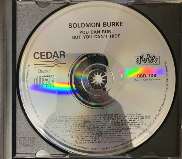 Solomon Burke - You Can Run, But You Can't Hide (CD) - Image 4