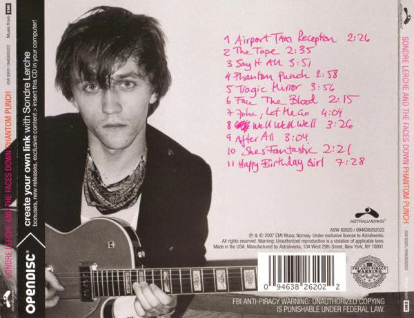 Sondre Lerche And The Faces Down - Phantom Punch (CD) - Image 2