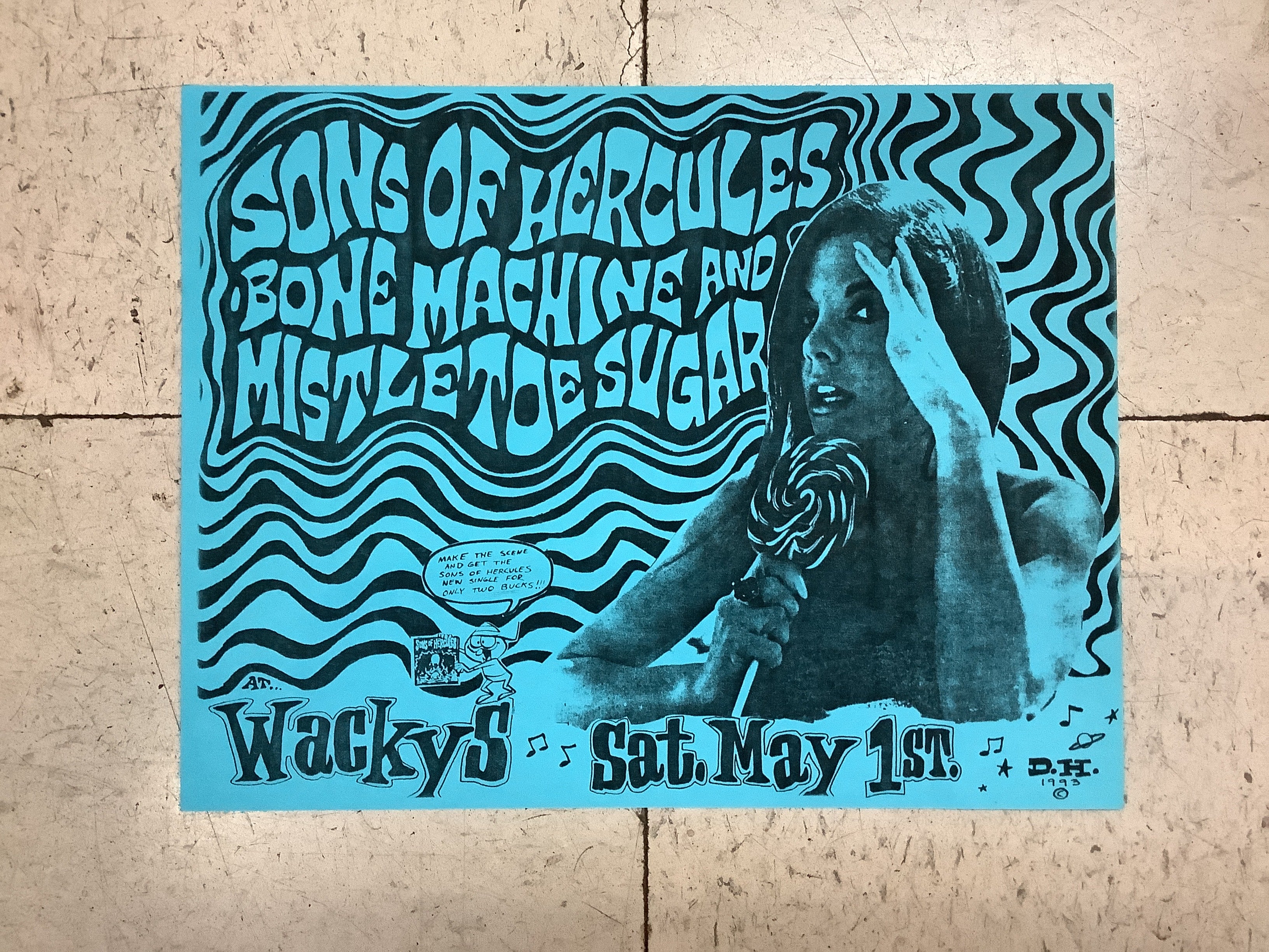 Sons of Hercules at Wacky's - 1993 (Poster)