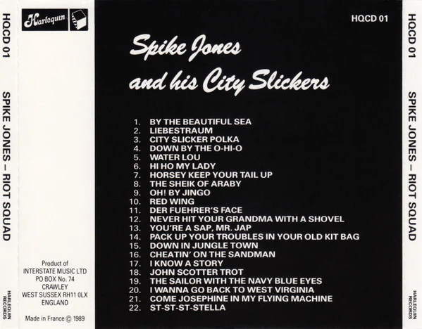 Spike Jones And His City Slickers - Riot Squad (CD) - Image 2