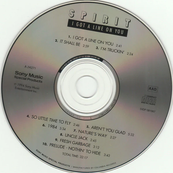 Spirit  - I Got A Line On You (CD) - Image 4