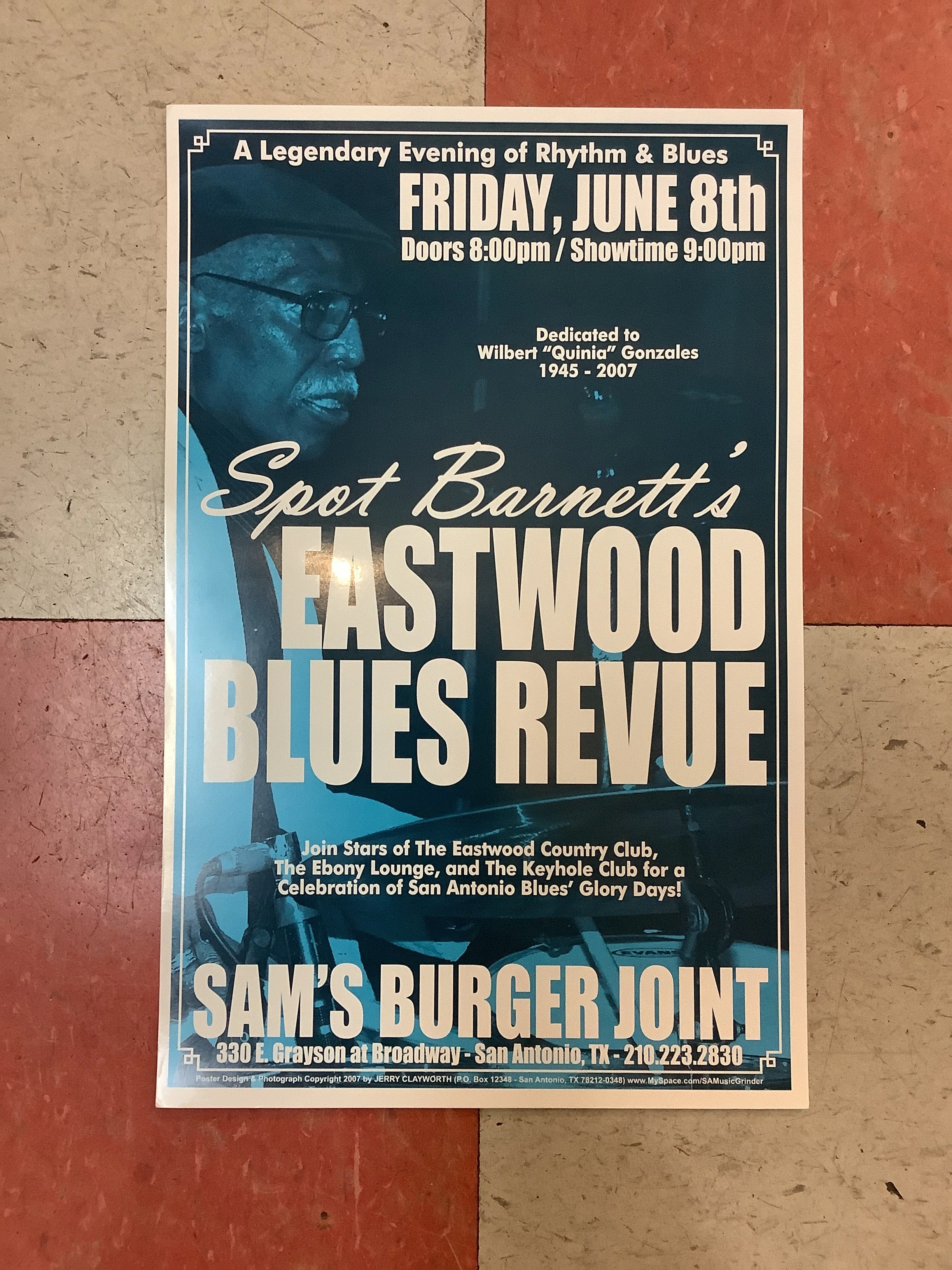 Spot Barnett at Sam's Burger Joint - 2007 (Poster)