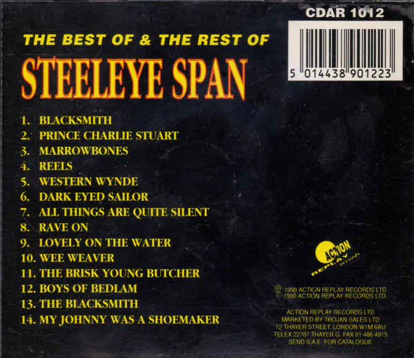 Steeleye Span - The Best Of & The Rest Of Steeleye Span (CD) - Image 2