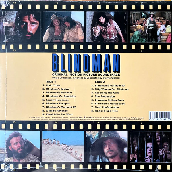 Stelvio Cipriani - Blindman (Original Motion Picture Soundtrack) (Vinyl) - Image 2