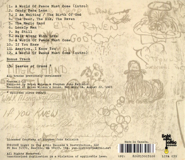 Stephen Kalinich - A World Of Peace Must Come (CD) - Image 2