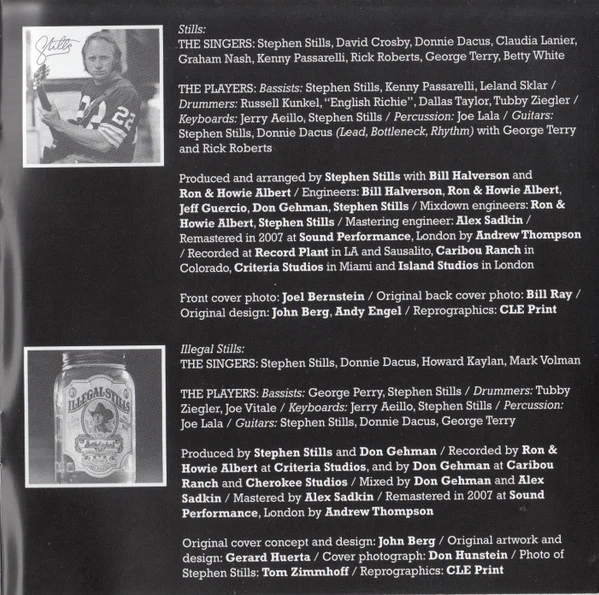 Stephen Stills - Stills / Illegal Stills / Thoroughfare Gap (CD) - Image 4