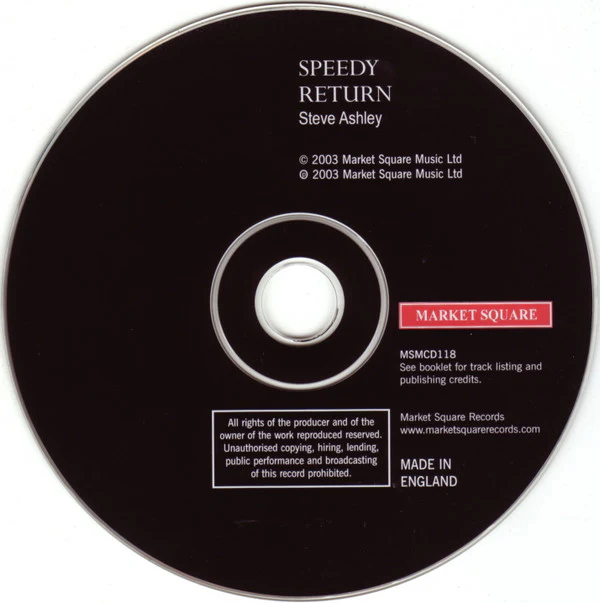 Steve Ashley - Speedy Return (CD) - Image 3