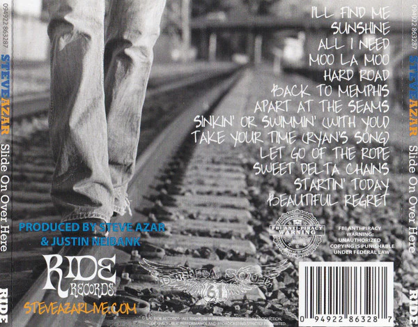 Steve Azar - Slide On Over Here (CD) - Image 2