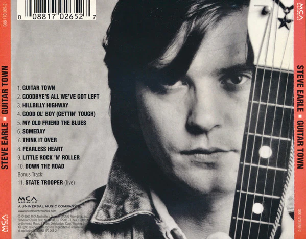 Steve Earle - Guitar Town (CD) - Image 2