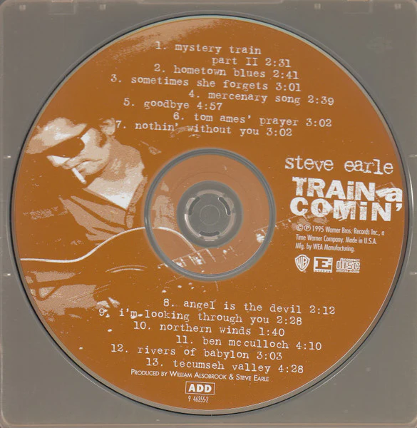 Steve Earle - Train A Comin' (CD) - Image 2