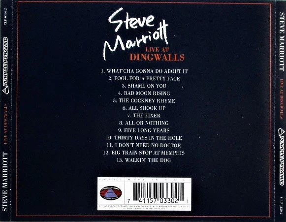 Steve Marriott - Live At Dingwalls (CD) - Image 4