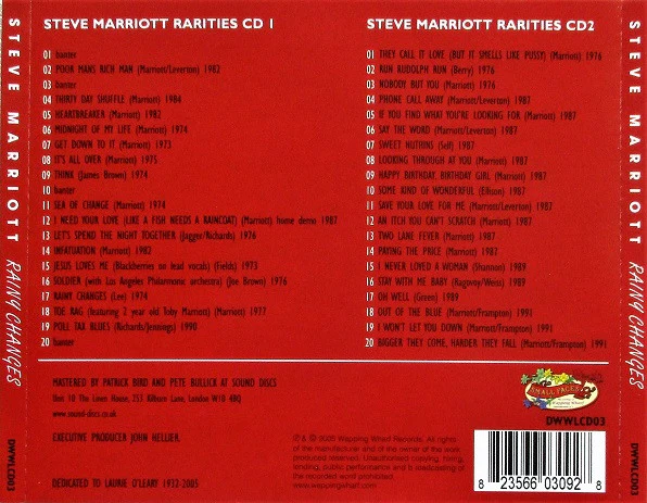 Steve Marriott - Rainy Changes (CD) - Image 2