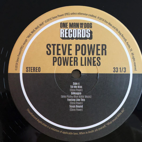 Steve Power  - Power Lines (Vinyl) - Image 5