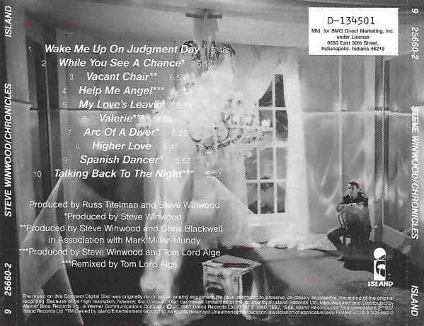 Steve Winwood - Chronicles (CD) - Image 2