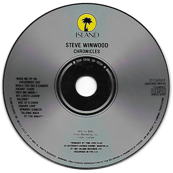 Steve Winwood - Chronicles (CD) - Image 3