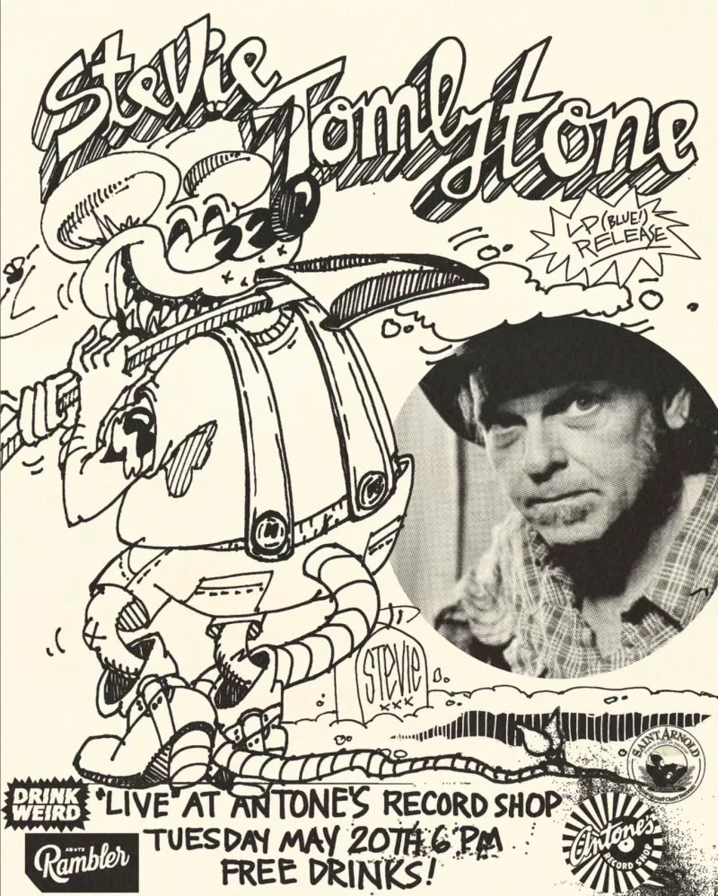 Stevie Tombstone LP Release - Event Poster By Billie Buck