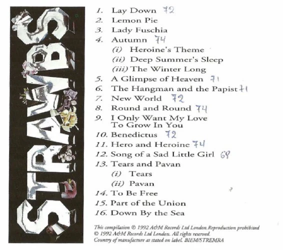 Strawbs - A Choice Selection Of Strawbs (CD) - Image 4