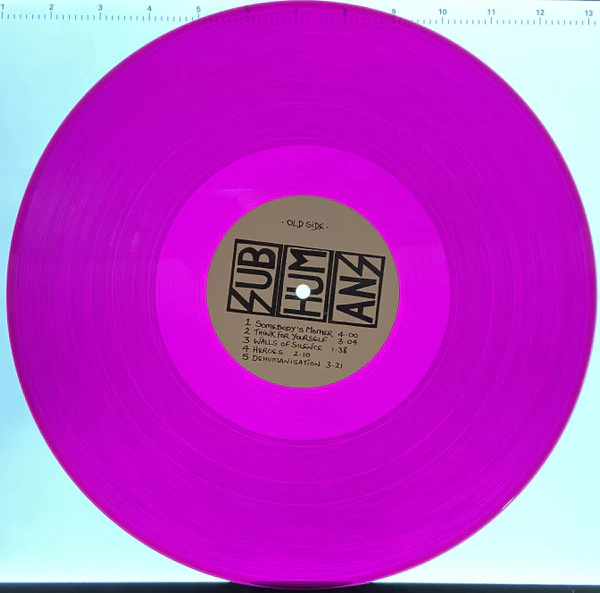 Subhumans - 29:29 Split Vision (Vinyl) - Image 3