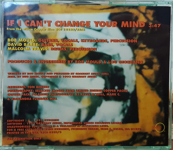 Sugar  - If I Can't Change Your Mind (CD) - Image 3
