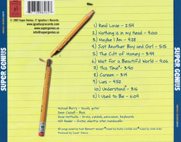 Super Genius  - Super Genius (CD) - Image 2
