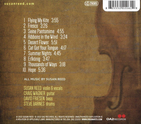 Susan Reed  - Thousands Of Ways (CD) - Image 2