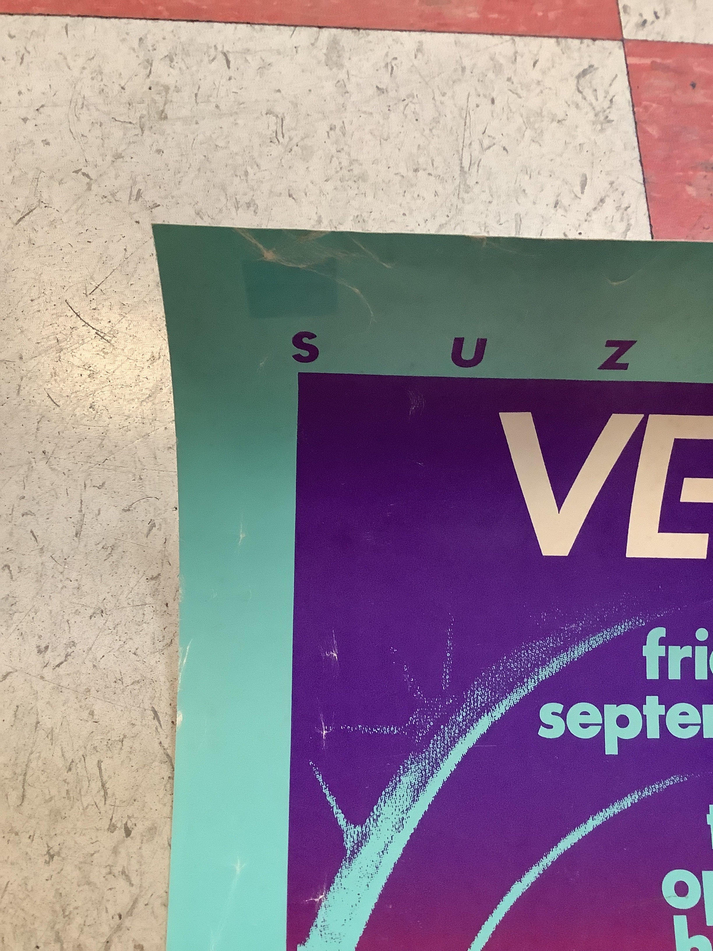 Suzanne Vega at Austin Opera House - 1990 (Poster) - Image 2