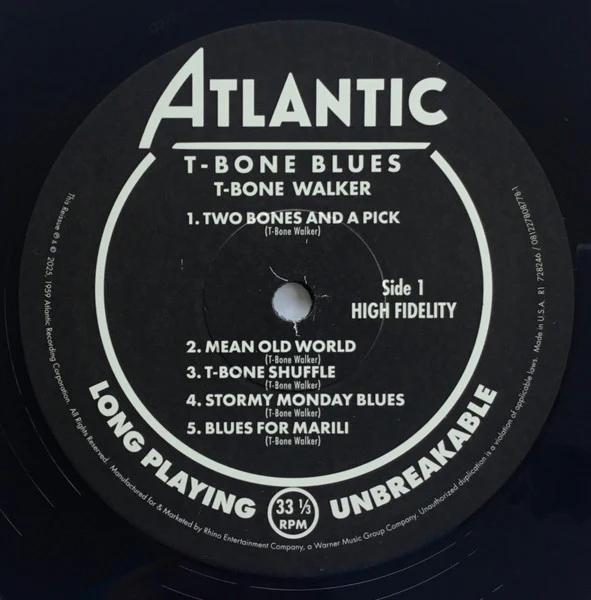 T-Bone Walker - T-Bone Blues (Vinyl) - Image 3