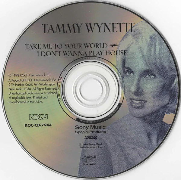 Tammy Wynette - Take Me To Your World / I Don't Wanna Play House (CD) - Image 3