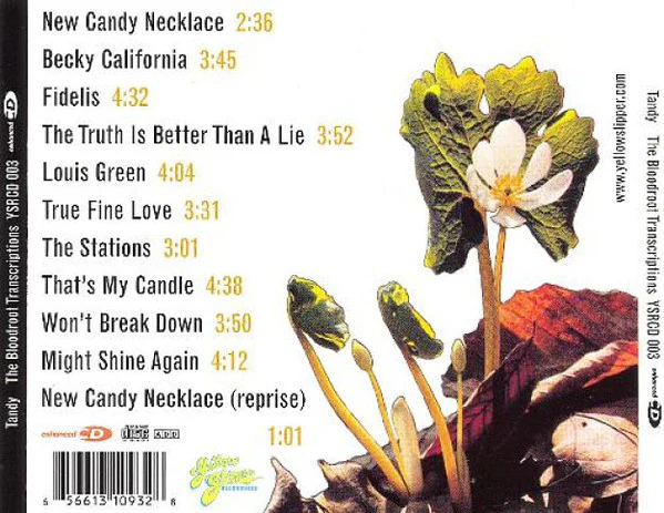 Tandy  - The Bloodroot Transcriptions (CD) - Image 2