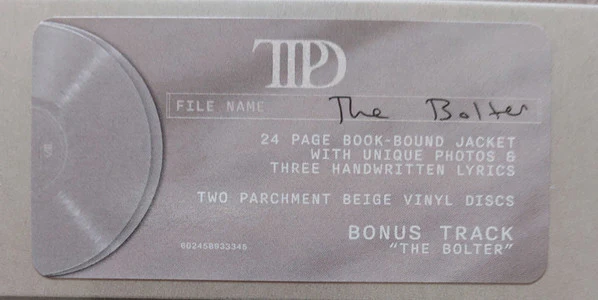 Taylor Swift - The Tortured Poets Department  (Vinyl) - Image 3
