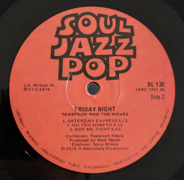 Teaspoon Ndelu & The Waves  - Teaspoon & The Waves (Vinyl) - Image 4