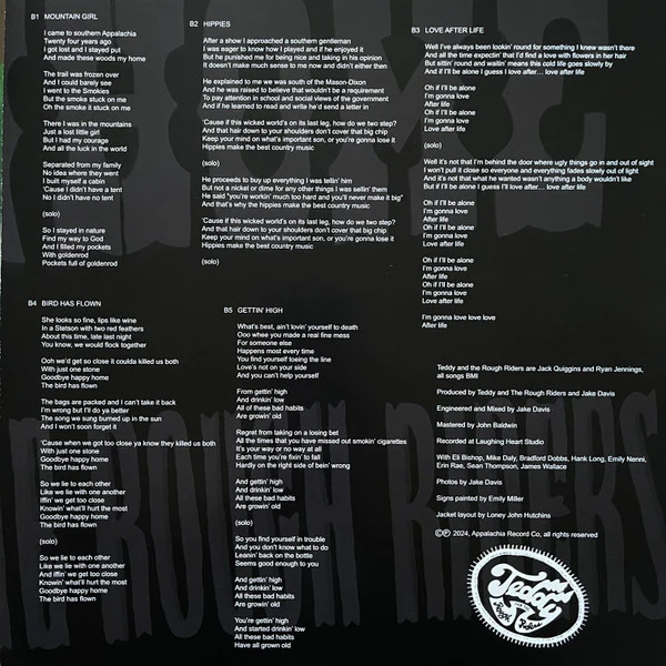 Teddy And The Rough Riders  - Downhome (Vinyl) - Image 4