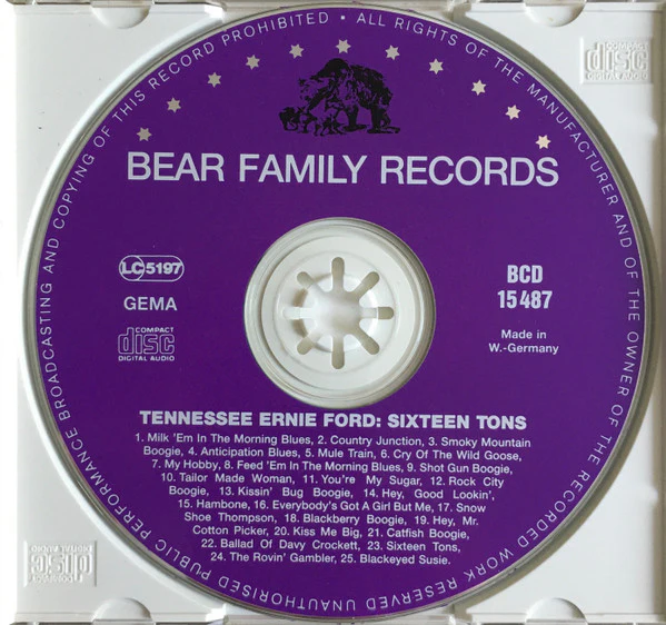 Tennessee Ernie Ford - Sixteen Tons (CD) - Image 3
