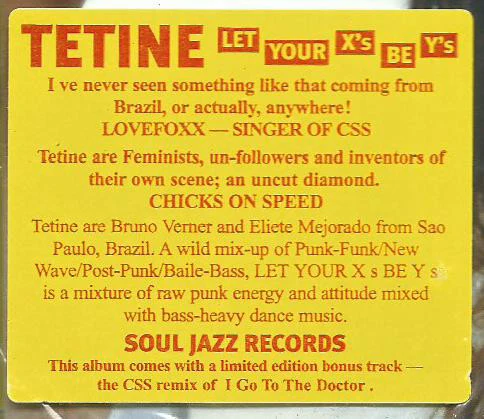 Tetine - Let Your X's Be Y's (CD) - Image 4