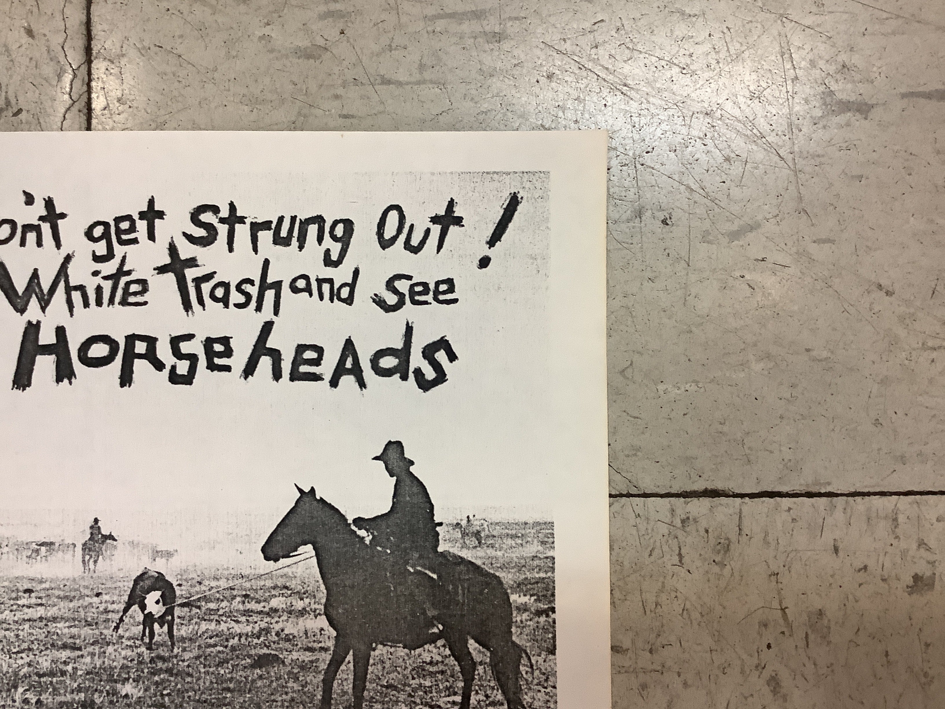 Tex and the Horseheads at White Trash (Poster) - Image 3